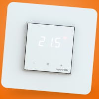 Терморегулятор Welrok lis 16А 220В сенсорный белый