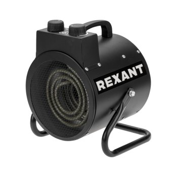 Тепловая пушка Rexant 2кВт круглый корпус регулируемый угол наклона черный (1)