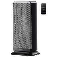 Тепловентилятор Leonord LPTC-6008, 2000Вт, LED-дисплей, таймер на 24 часа, ПДУ, чёрный (1/6)