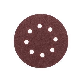 Диск абразивный 125мм Р100 с отверстиями ворс липучка 10шт Kranz (10/50)