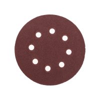 Диск абразивный 125мм Р120 с отверстиями ворс липучка 10шт Kranz (10/50)