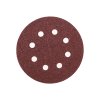Диск абразивный 125мм Р40 с отверстиями ворс липучка 10шт Kranz (10/50)