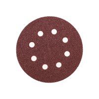 Диск абразивный 125мм Р40 с отверстиями ворс липучка 10шт Kranz (10/50)