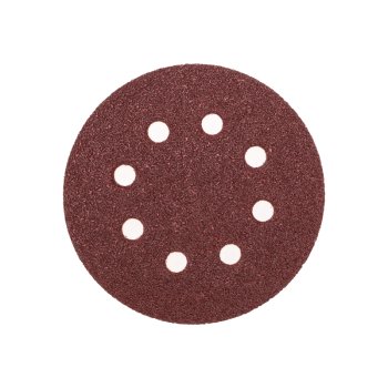 Диск абразивный 125мм Р40 с отверстиями ворс липучка 10шт Kranz (10/50)