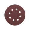Диск абразивный 125мм Р60 с отверстиями ворс липучка 10шт Kranz (10/50)