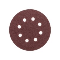 Диск абразивный 125мм Р60 с отверстиями ворс липучка 10шт Kranz (10/50)