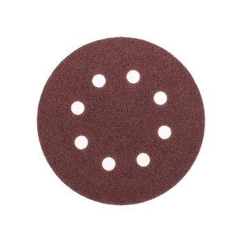 Диск абразивный 125мм Р60 с отверстиями ворс липучка 10шт Kranz (10/50)