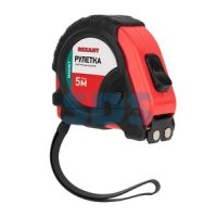 Рулетка  5м х 19мм прорезинена магнит Rexant Профи (12)