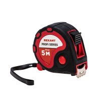 Рулетка  5м х 25мм прорезинена Rexant Профи (72)