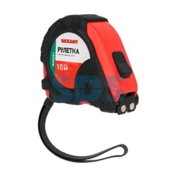 Рулетка 10м х 25мм прорезиненная магнит Rexant Профи (12)
