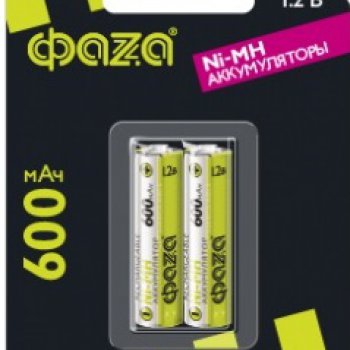 Аккумулятор NiMh R 3 600мАч Фаzа 2xBL (20)