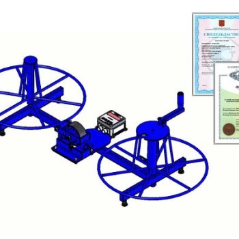 Устройство перемотки кабеля УНК-4-2Н с ИДМ-20