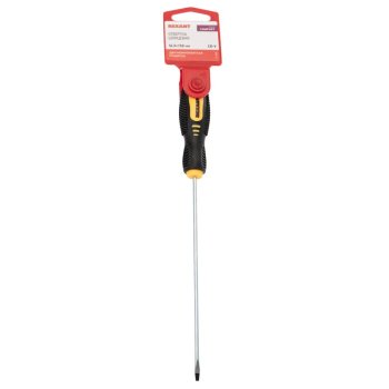 Отвертка плоская SL3х150мм двухкомпонентная рукоятка Rexant (12/480)