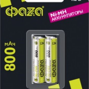 Аккумулятор NiMh R 3 800мАч Фаzа 2xBL (20)