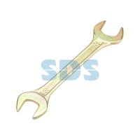 Ключ гаечный рожковый 19x22мм желтый цинк Rexant