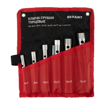 Набор ключей трубчатых 8х17мм 6шт Rexant (40)