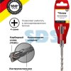 Бур по бетону 6х110 мм крестовая пластина SDS PLUS Kranz (10/240)
