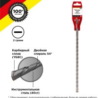 Бур по бетону 12х600мм SDS-plus Kranz (10)