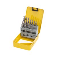 Набор сверл по металлу D1-10мм через 0.5мм HSS 19шт металлический кейс Kranz