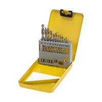 Набор сверл по металлу D2-8мм через 0.5мм HSS 13шт металлический кейс Kranz