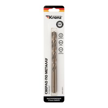 Сверло по металлу 10мм «Кобальт»  Kranz
