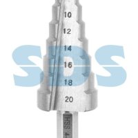 Сверло по металлу ступенчатое 4-20мм Kranz (100)