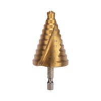 Сверло по металлу ступенчатое 9-36мм Kranz Титан