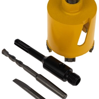 Коронка по бетону алмазная 68мм L=90мм М16 сегмент 10мм Kranz (25)