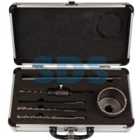 Набор для установки подрозетников KRANZ SDS-Plus 5 предметов (4)