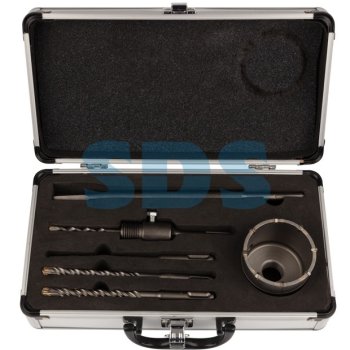 Набор для установки подрозетников KRANZ SDS-Plus 5 предметов (4)