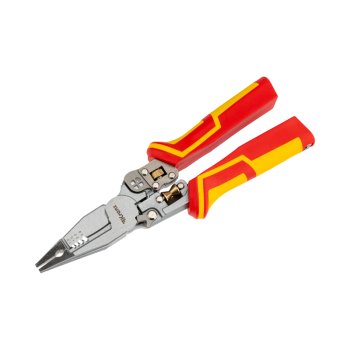 Плоскогубцы многофункциональные диэлектрические 210мм с тестером Kranz (10)