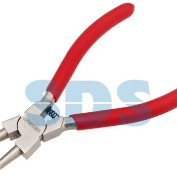 Щипцы для стопорных колец REXANT загнутый сжим 160 мм, обливные рукоятки