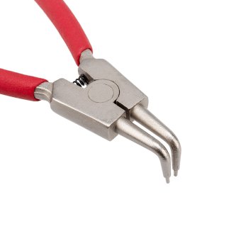 Щипцы для стопорных колец разжим загнутый 160 мм Rexant