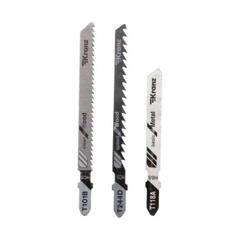 Набор пилок для электролобзика:T101B,T118A,T244D 3шт Kranz