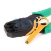 Инструмент обжима витой пары RJ-10/RJ-11/RJ-12/RJ-45 + заделка Rexant HT-210