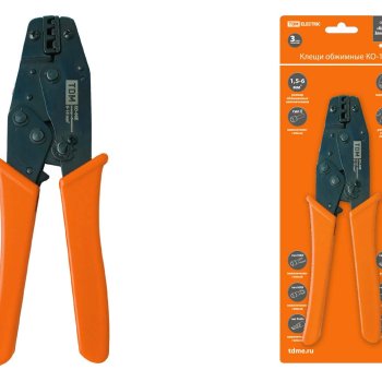 Инструмент обжима наконечников 0.5-6мм² TDM KO-1 (40)