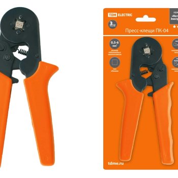 Инструмент обжима наконечников 0.5-6мм² TDM ПК-04 (30)