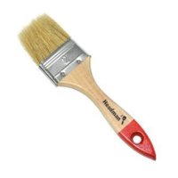 Кисть плоская 50мм 2" деревянная ручка натур щетина Ермак Стандарт (1/12)