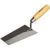 Кельма "Трапеция" 180мм полированная сталь, деревянная ручка Mokke (1/12)
