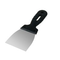 Шпатель 80мм нержавеющая сталь, пластиковая ручка Mokke (1/10)