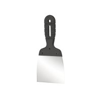 Шпатель 100мм нержавеющая сталь пластмассовая ручка Rexant