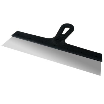 Шпатель фасадный 200мм нержавеющая сталь, пластиковая ручка Mokke (1/10)