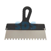 Шпатель фасадный 250мм зуб 8х8 нержавеющая сталь пластмассовая ручка Rexant