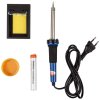 Набор для пайки (паяльник 30Вт, подставка, губка для удаления припоя, канифоль, припой) Rexant (20)