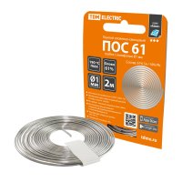 Припой с канифолью  Ø1.0мм 2м спираль TDM (600)