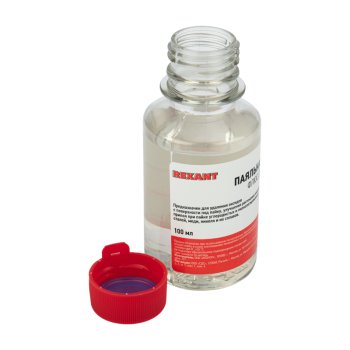 Флюс для пайки паяльная кислота 100мл Rexant (10)