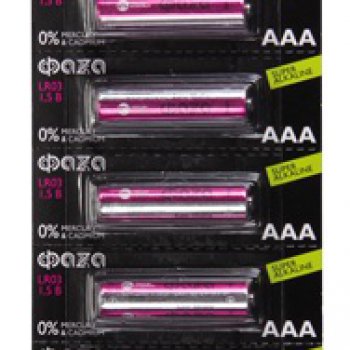 Батарейка Фаzа LR 3 (6*Bl) Super отрывной (60/360)