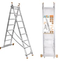 Лестница TDM ЛА2х7 (алюминиевая, 2-секции, 7-ступеней, 2.88м) (1)