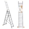 Лестница TDM ЛА3х10 (алюминиевая, 3-секционная, 10-ступеней, 6.27м) (1)
