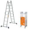 Лестница TDM ЛТА4х3 (алюм,4-сек,4-ступ,4.33м) (1)